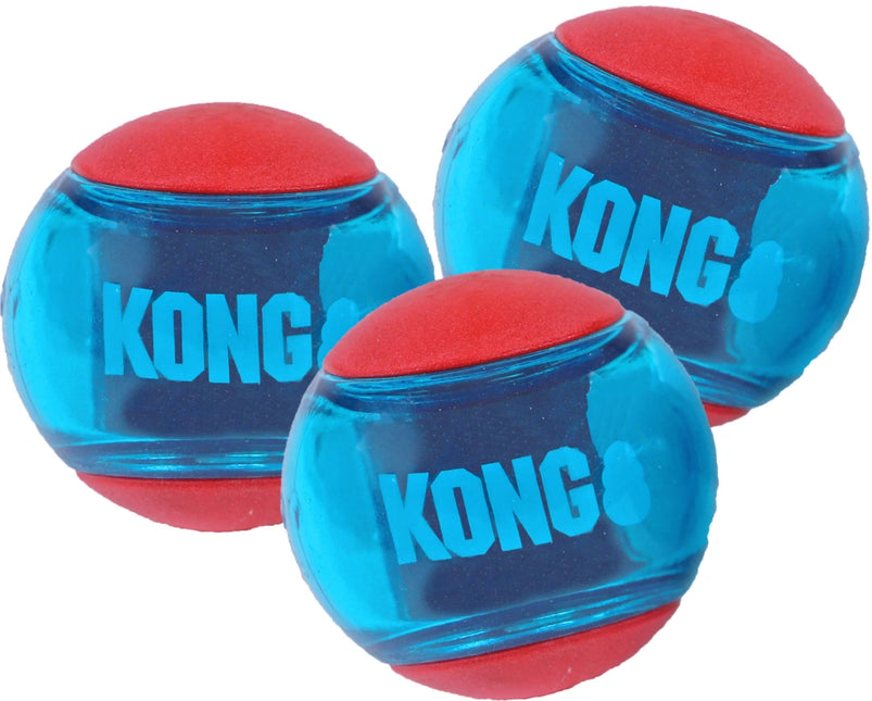 Kong Squeez Action Red Medium Kaart 3 stuks