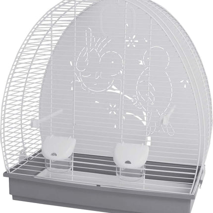 AnimalstoreXL Voltrega Vogelkooi 672 Wit Grijs