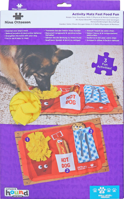 Nina Ottosson Activity Matz Fast Food Fun Multi