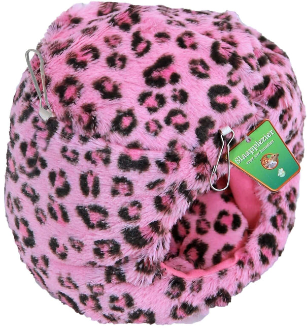 AnimalstoreXL Boon Knaagdierhuis Pluche Ronde Ton 18cm