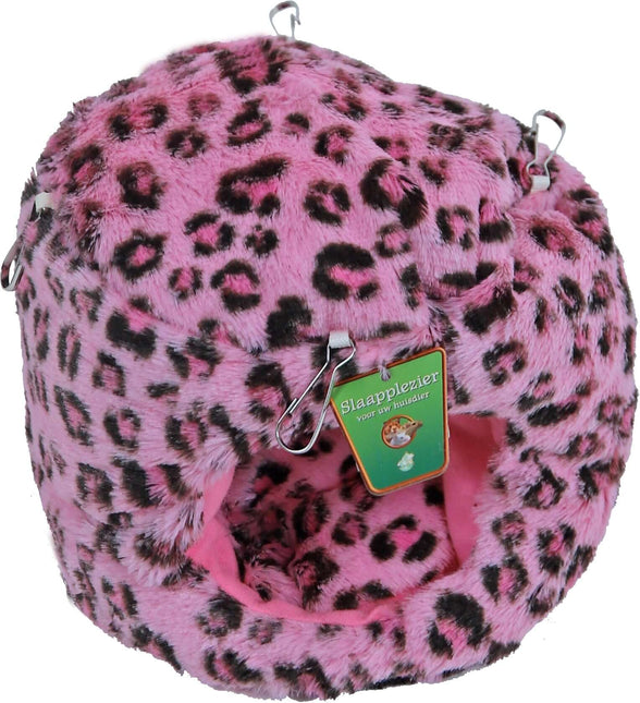 AnimalstoreXL Boon Knaagdierhuis Pluche Ronde Ton 18cm