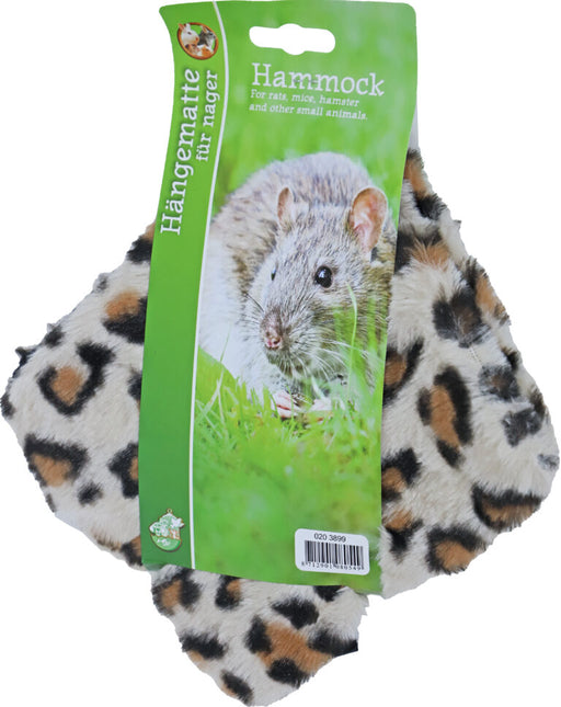 AnimalstoreXL Boon Hangmat Knaagdier Pluche Luipaard 35cm
