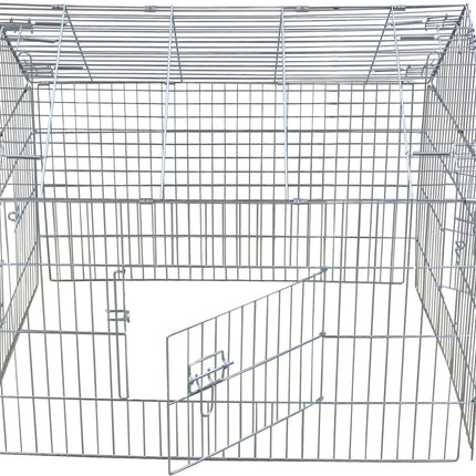 AnimalstoreXL Boon Draadren Puntdak Verzinkt 90x75x75cm