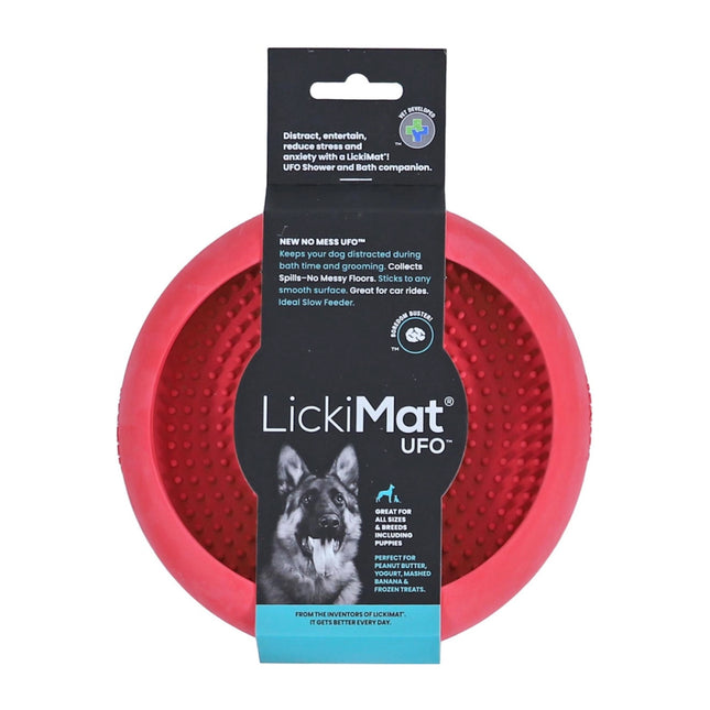 Lickimat Likmat Ufo Hond Roze 18x3cm