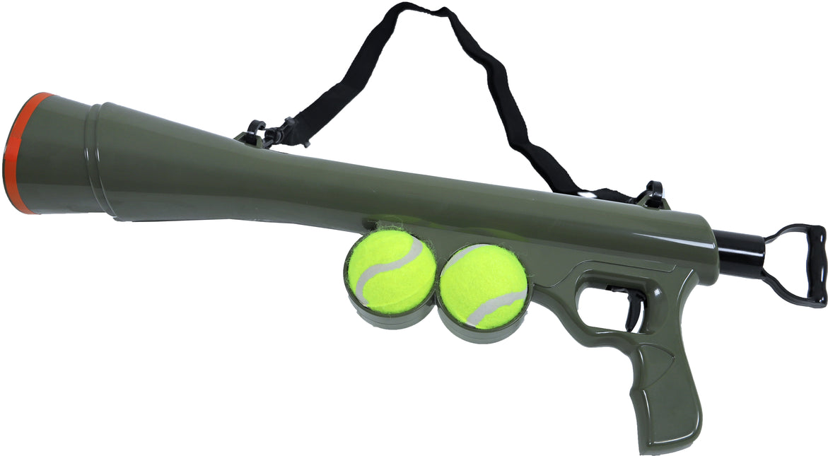 Tennisball Bazooka + 2 Tennisbälle 65 cm