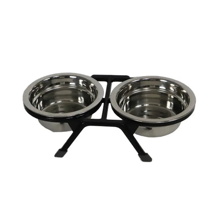 AnimalstoreXL Boon Dinnerset Pl. met 2 RVS Bakken 14cm
