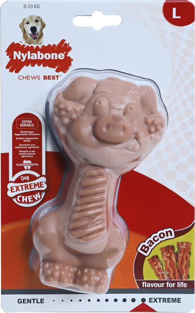 Nylabone Kauwspeeltje Extreme Chew Pig Large