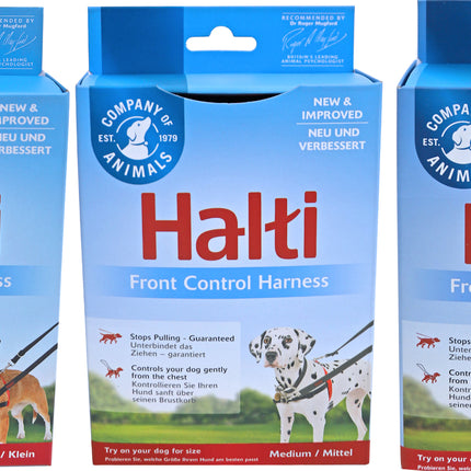 Company Of Animals Halti Front Control Harnas Rood/Zwart