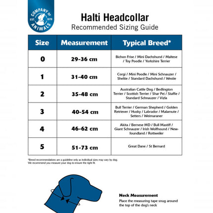 AnimalstoreXL Company Of Animals Halti Zwart Nr 0