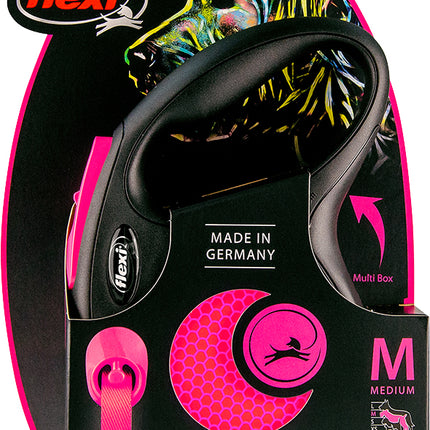 AnimalstoreXL Flexi rollijn NEW NEON tape M 5 meter