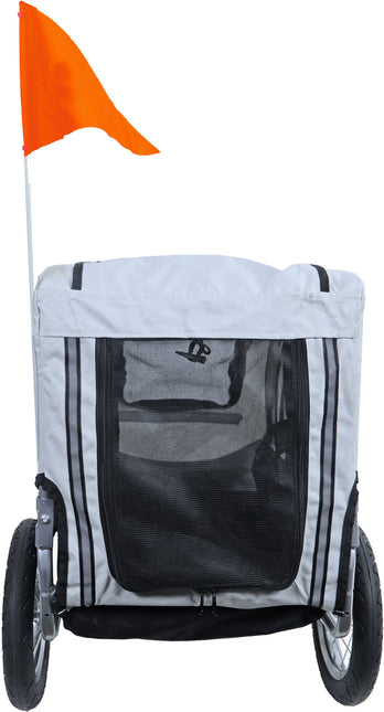 AnimalstoreXL Boon Fietskar Runner 1 Lichtgrijs Grijs