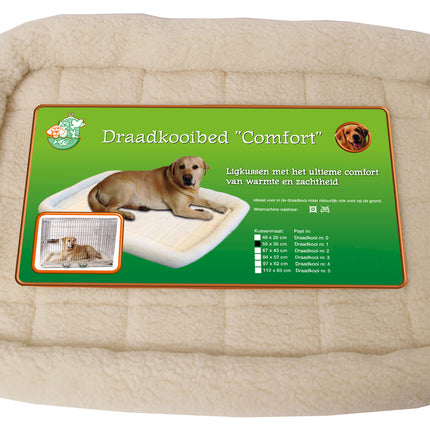 Boon Drahtkäfigbett Comfort Elfenbein 55x35cm