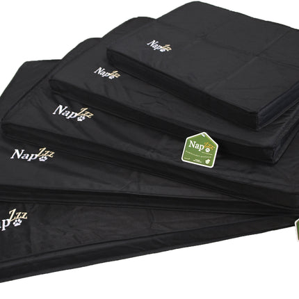 AnimalstoreXL Nap'zzz Draadkooikussen Waterproof Zwart 59X42X5