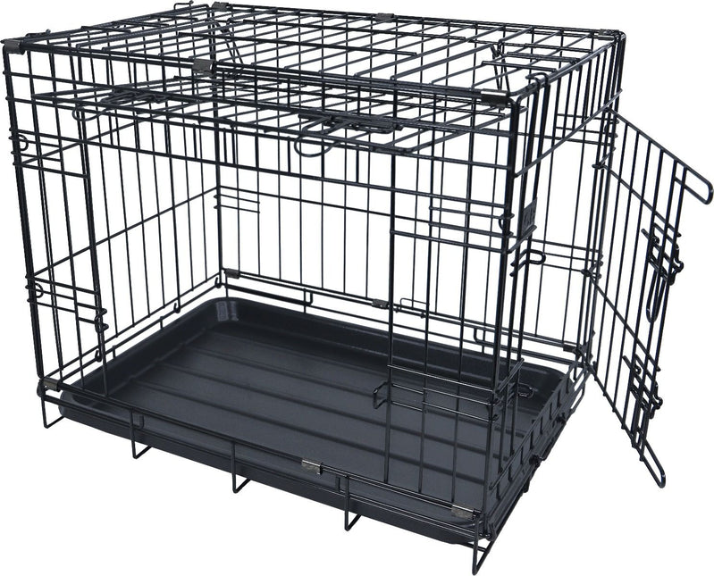 AnimalstoreXL Boon Draadkooi Schuif 2 deurs Zwart