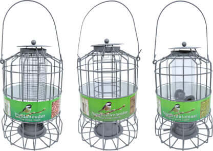 AnimalstoreXL Boon Pindahouder Met. Kl.Vogels Grijs 24x17cm