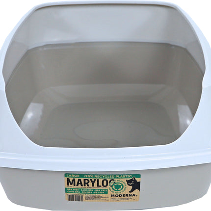 Moderna Katzentoilette Maryloo, recycelt, warmes Grau