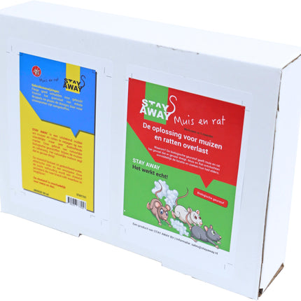 AnimalstoreXL Stay Away Geurstof Anti Rat muis Set 30ml