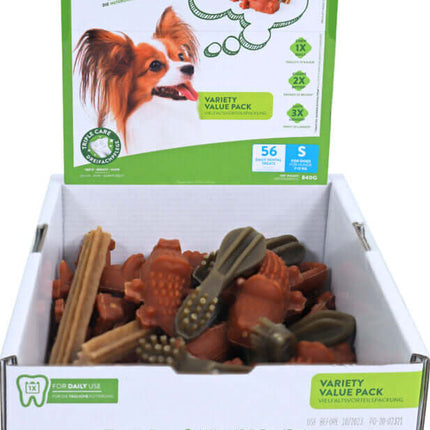 AnimalstoreXL Whimzees Variety Valuebox Small 56 stuks