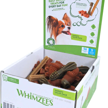 AnimalstoreXL Whimzees Variety Valuebox Small 56 stuks