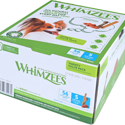 AnimalstoreXL Whimzees Variety Valuebox Small 56 stuks