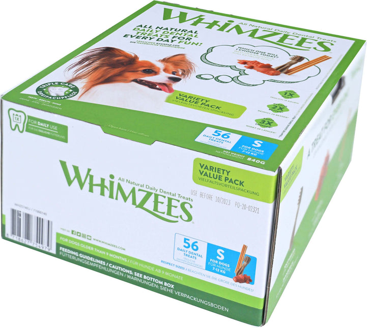 AnimalstoreXL Whimzees Variety Valuebox Small 56 stuks