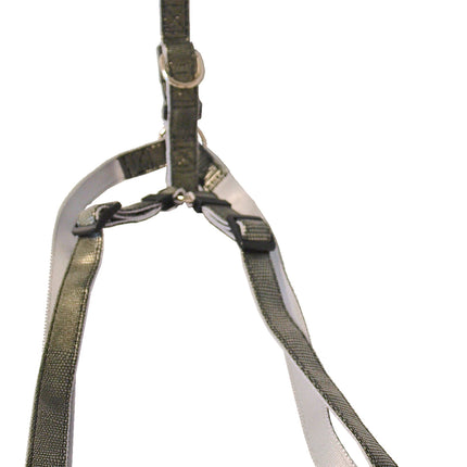 Harness-BH Nylon/PU Anthrazit 20 mm/55–75 cm