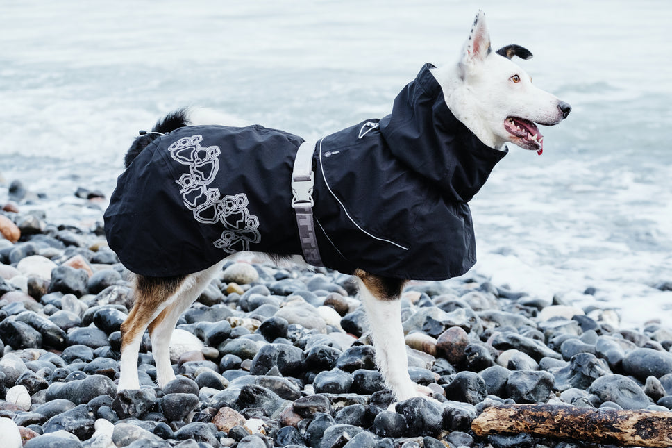 Hurtta Hundemantel Drizzle Coat Raven