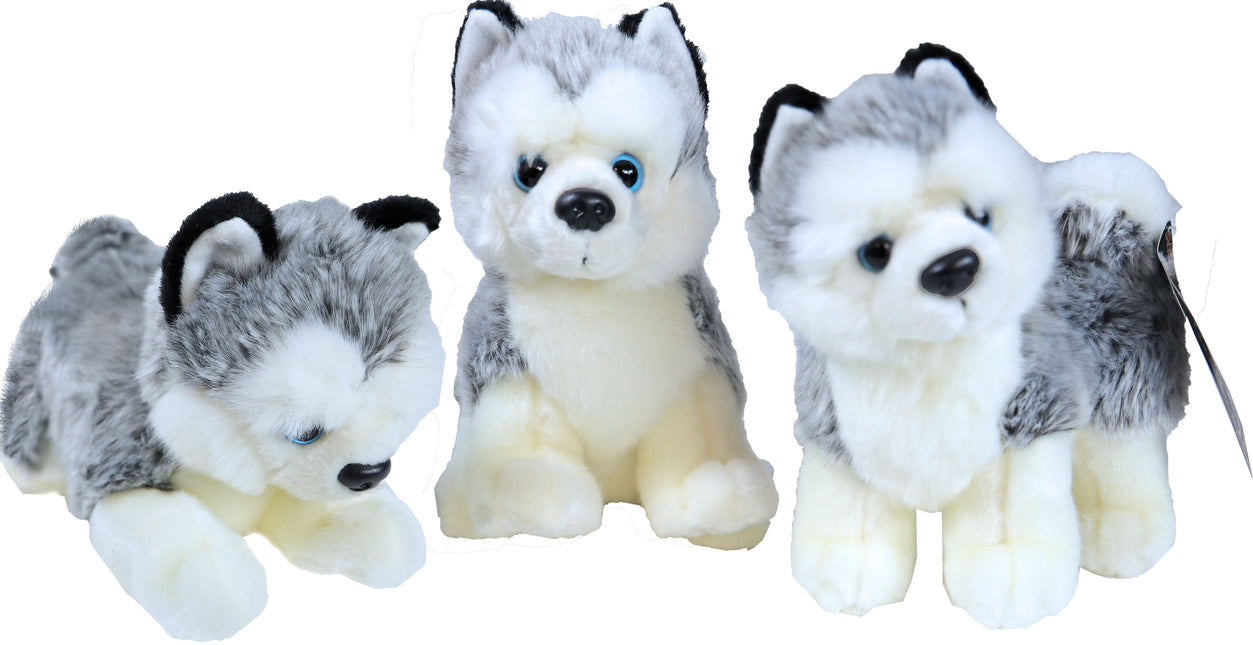 Boony Husky Pluche Liggend 20cm