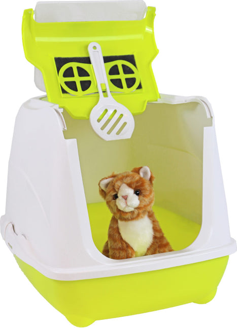 AnimalstoreXL Boony Kitten Pluche Zittend Rood Bruin 20cm