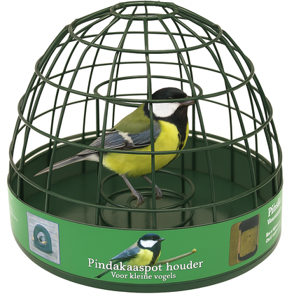 Erdnussbutterglas Dr. Met. Kl. Vogel 25x19 Grün - Grau