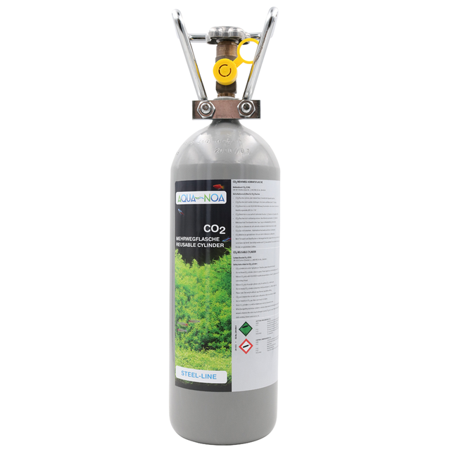 CO2-Mehrwegflasche 2000g Gewinde B 21,8x1/14