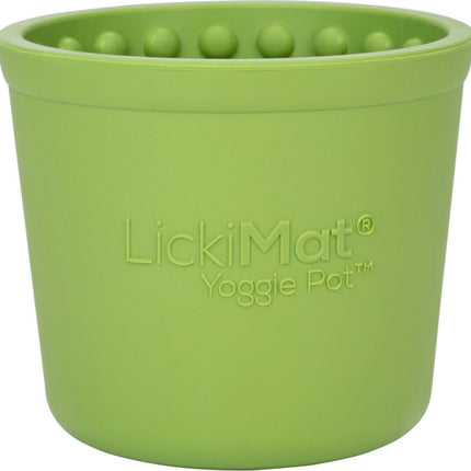 Lickimat Yoggie Pot Hond Groen 8cm