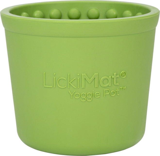 Lickimat Yoggie Pot Hond Groen 8cm