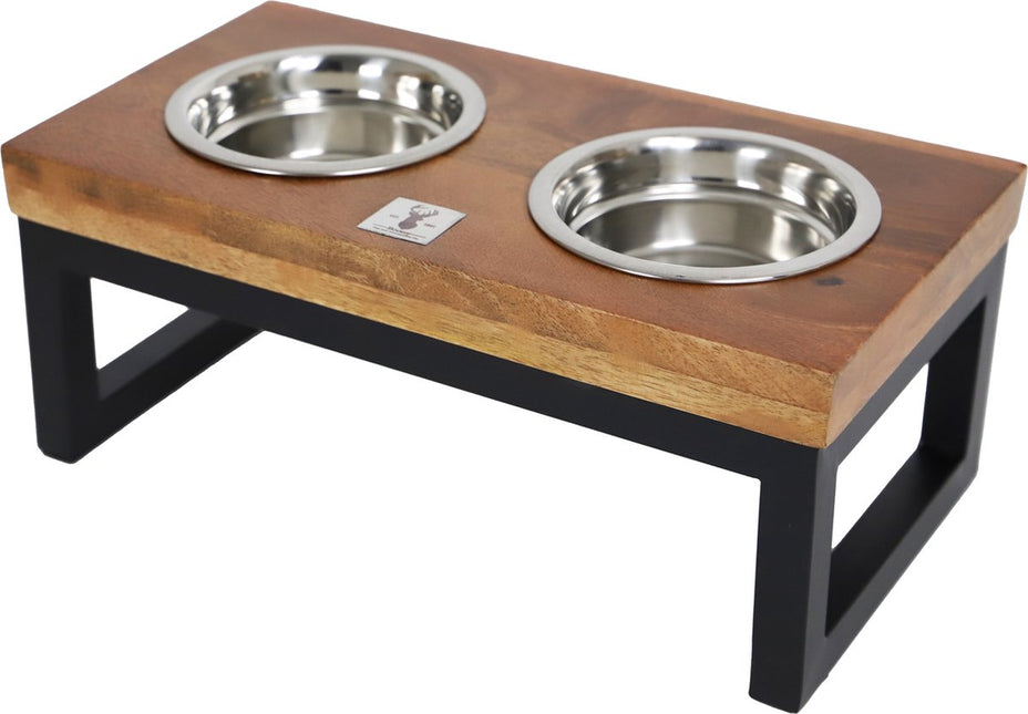 AnimalstoreXL Boony Est1941 Dinnerset Hout met Metalen Frame