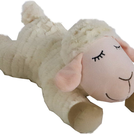 Boon Schaap Pluche Liggend Beige met Piep 35cm