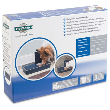 Petsafe Doppel-Futternapf mit Batterie, digital
