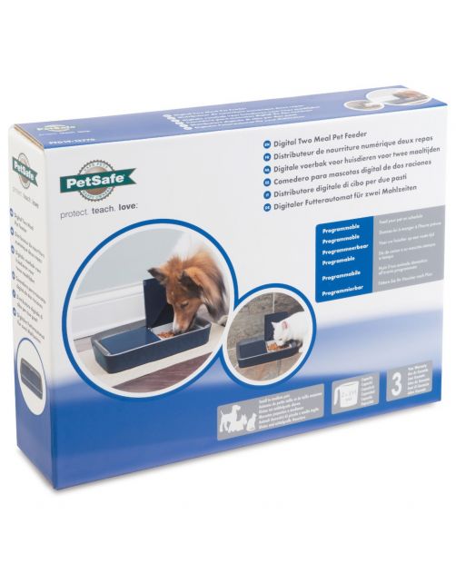 Petsafe Doppel-Futternapf mit Batterie, digital
