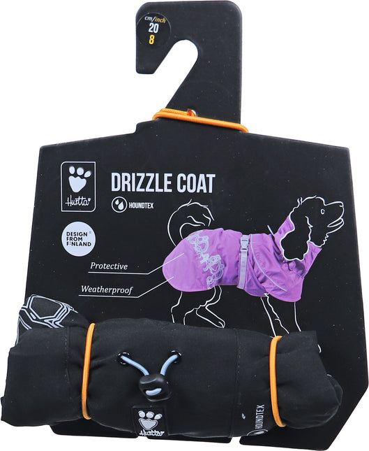 Hurtta Hondenjas Drizzle Coat Raven