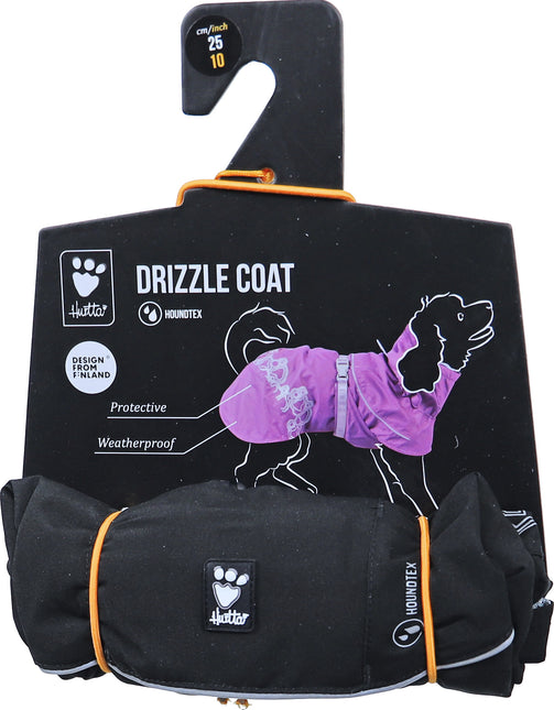 Hurtta Hondenjas Drizzle Coat Raven