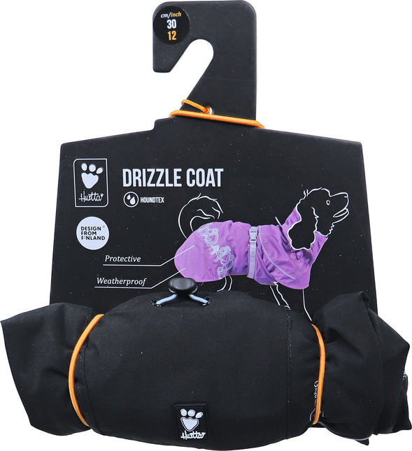 Hurtta Hundemantel Drizzle Coat Raven