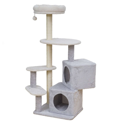 AnimalstoreXL Ebi Krabpaal Sparta - 48x38x120cm Grijs