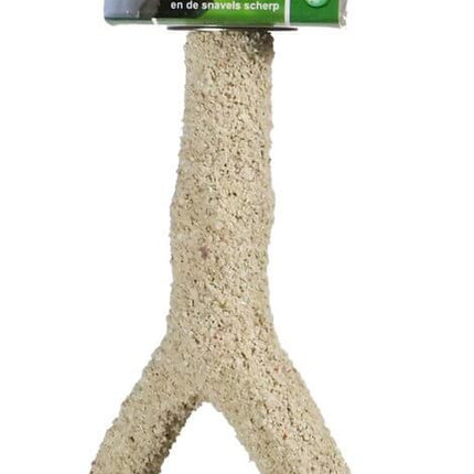 AnimalstoreXL Boon Zitstok Koraalzand met Schroefd.Vertakt 25cm