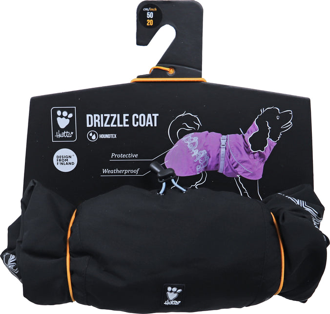 Hurtta Hundemantel Drizzle Coat Raven