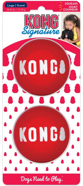 Kong Signature Balls Large Kaart 2 stuks