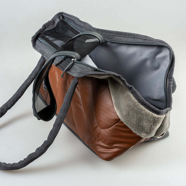 AnimalstoreXL Duvoplus Paris Pet Bag Chic 42x21x27cm Caramel