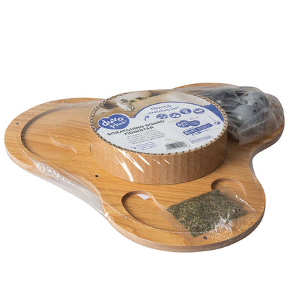 AnimalstoreXL Duvoplus Krabplank Fidgistar 35x35x4,2cm Bruin