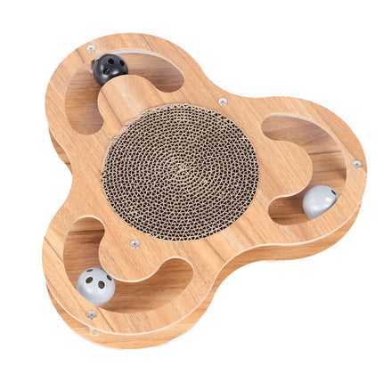 AnimalstoreXL Duvoplus Krabplank Fidgistar 35x35x4,2cm Bruin