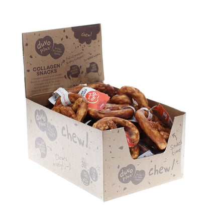 AnimalstoreXL Duvoplus Chew! Collagen Pretzel Rund 8,5cm 1 stuks / 50g