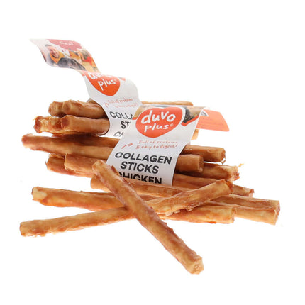 AnimalstoreXL Duvoplus Chew! Collagen Sticks Kip 12,5cm 5 stuks / 35g