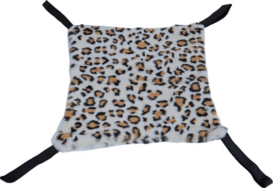 AnimalstoreXL Boon Hangmat Knaagdier Pluche Luipaard 35cm